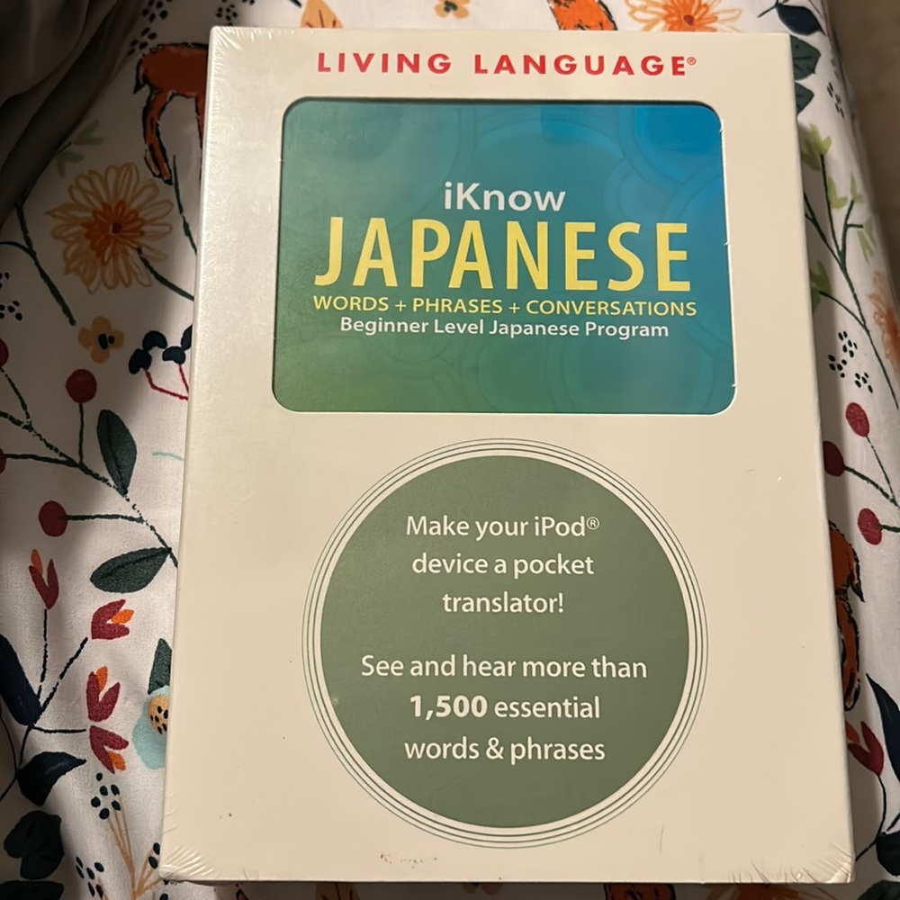 BRAND NEW Living Language Course iknow Japanese